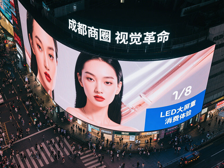 成都商圈的“視覺革命”：LED大屏如何重構消費體驗|成都LED顯示屏